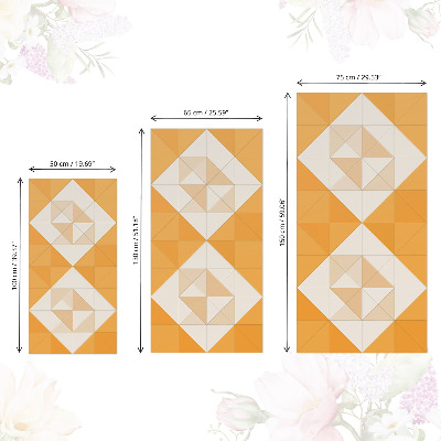 Furniture vinyl wrap Triangle mosaic