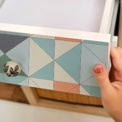 Self-adhesive furniture wrap Geometric mosaic
