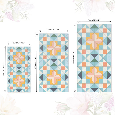 Self-adhesive furniture wrap Geometric mosaic