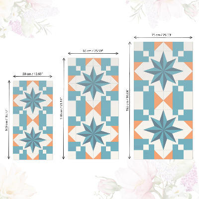 Furniture wrap Star tiles