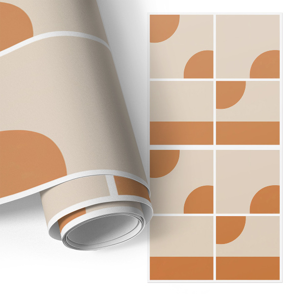 Furniture sticker Vintage shapes