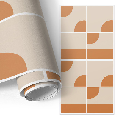 Furniture sticker Vintage shapes