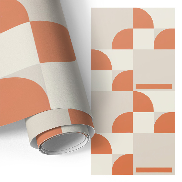 Furniture vinyl wrap Vintage shapes