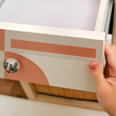 Furniture vinyl wrap Vintage shapes