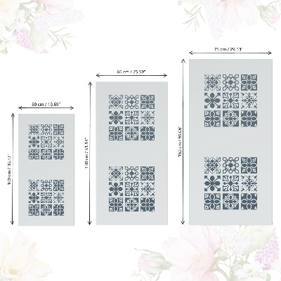 Self-adhesive furniture wrap Tile sets