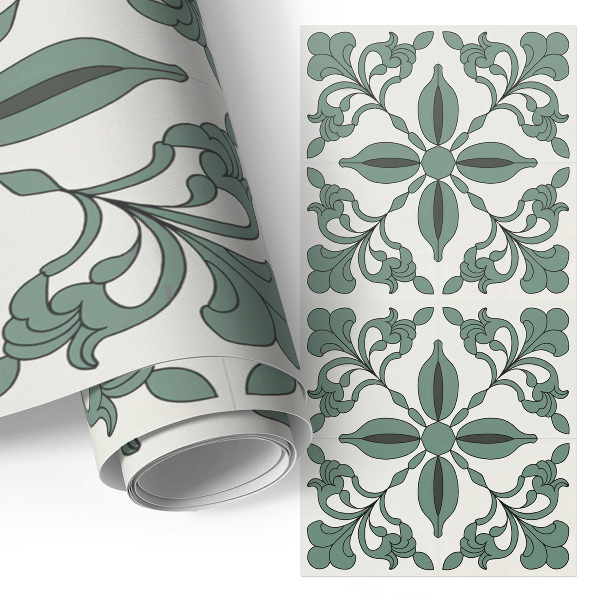 Furniture vinyl wrap Floral pattern