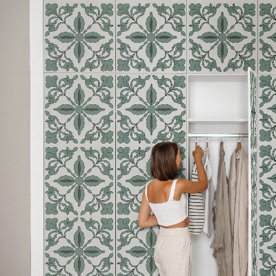 Furniture vinyl wrap Floral pattern