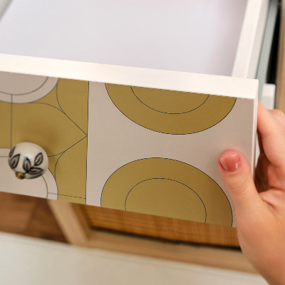 Furniture sticker Mustard wheels