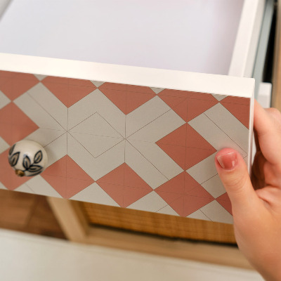 Furniture vinyl wrap Warm pattern