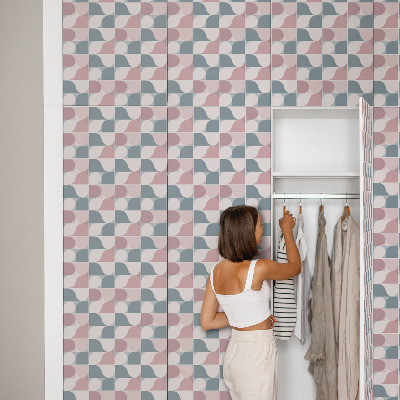 Furniture vinyl wrap Geometric pastels