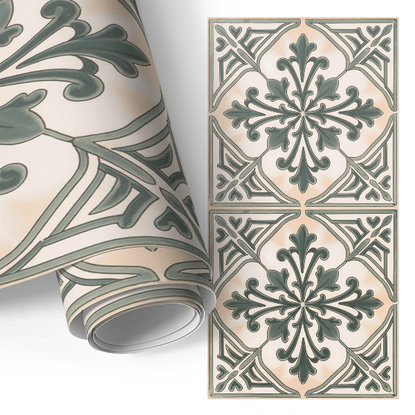 Furniture vinyl wrap Vintage tiles