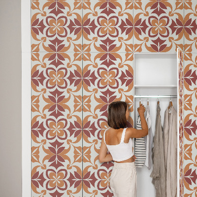 Furniture vinyl wrap Floral pattern