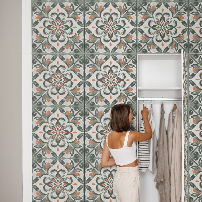 Furniture vinyl wrap Floral symmetry