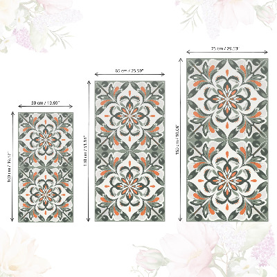 Furniture vinyl wrap Floral symmetry