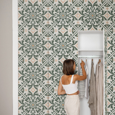Self-adhesive furniture wrap Retro tiles