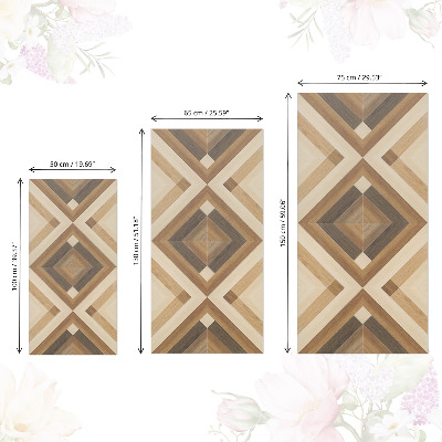 Furniture wrap Wooden mosaic