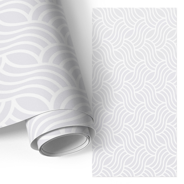 Self-adhesive furniture wrap Wavy pattern