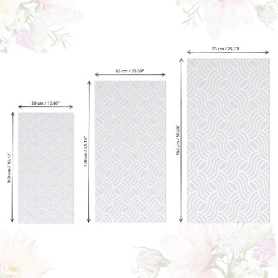 Self-adhesive furniture wrap Wavy pattern