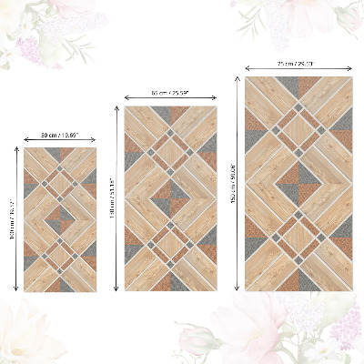 Furniture wrap Wood mosaic