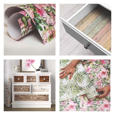 Furniture wrap Wood mosaic