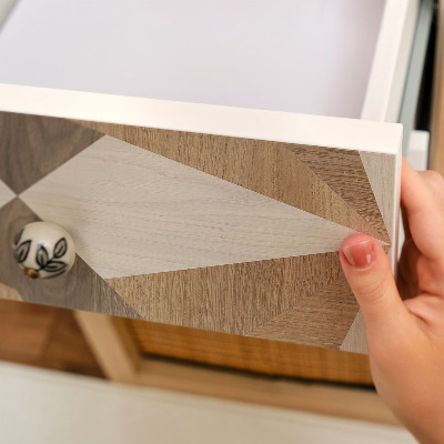 Furniture vinyl wrap Wooden ornaments