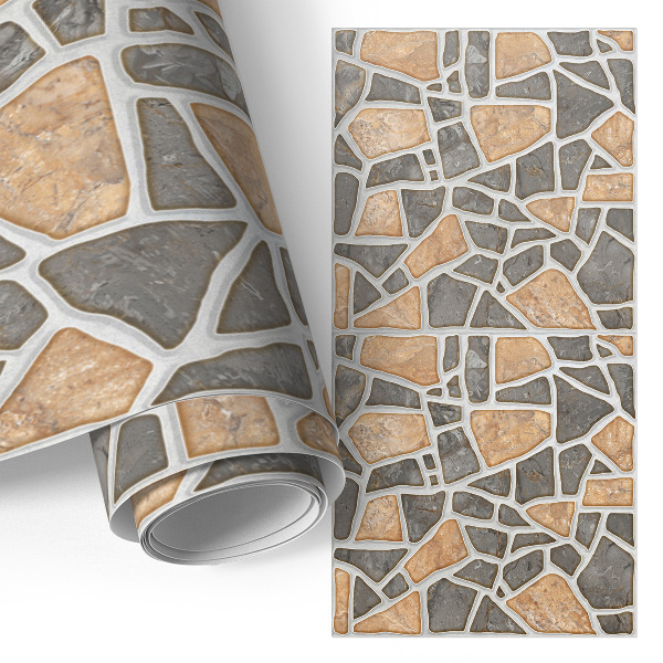 Self-adhesive furniture wrap Stone pattern