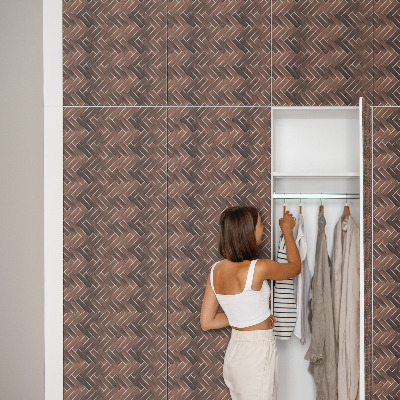 Furniture wrap Herringbone brick pattern