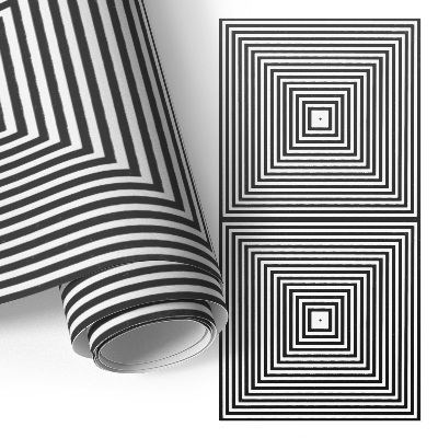 Furniture vinyl wrap Squares illusion