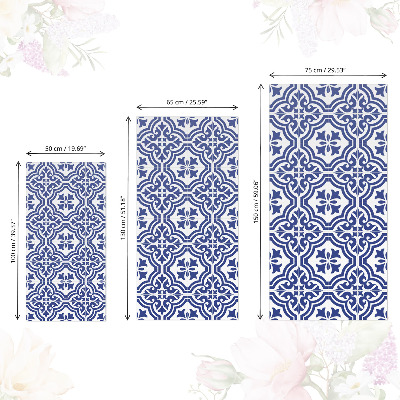 Furniture wrap Blue pattern