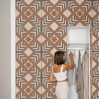 Furniture vinyl wrap Rustic tiles