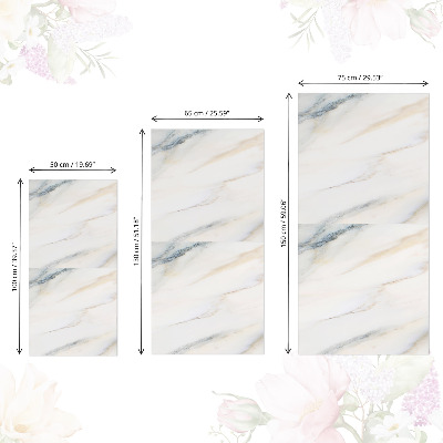 Furniture vinyl wrap Light marble