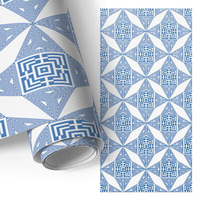 Furniture vinyl wrap Greek mosaic