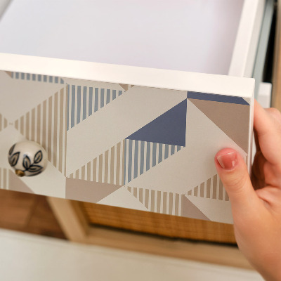 Furniture vinyl wrap Geometric patterns