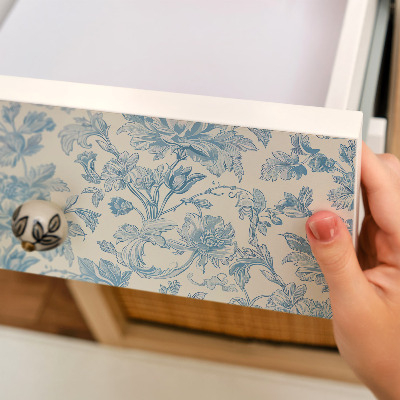 Self-adhesive furniture wrap Floral pattern