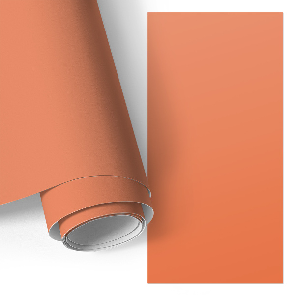 Self-adhesive furniture wrap Strong orange
