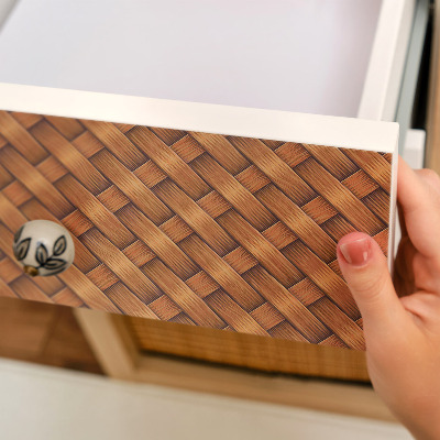 Furniture wrap Wicker weave