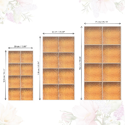 Furniture vinyl wrap Glass blocks