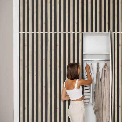 Furniture vinyl wrap Wooden slats