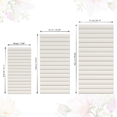 Furniture vinyl wrap Horizontal stripes