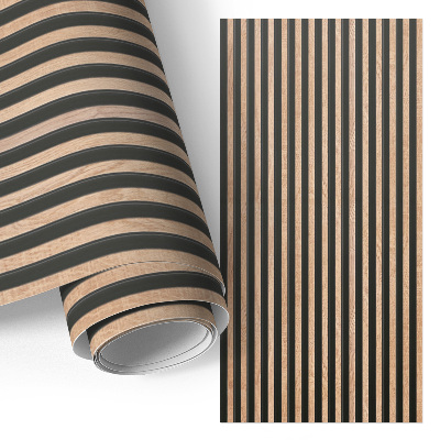 Furniture vinyl wrap Vertical slats