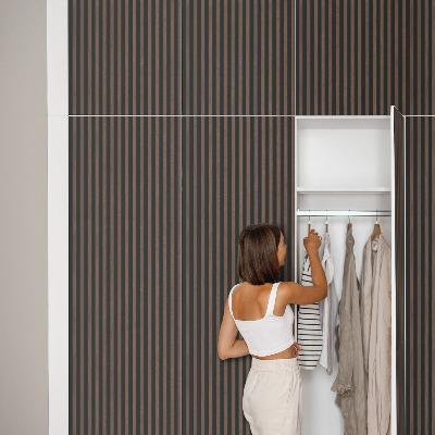 Furniture wrap Vertical slats
