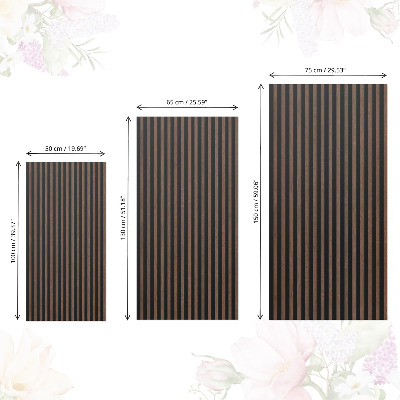 Furniture wrap Vertical slats