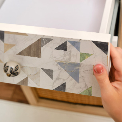 Furniture vinyl wrap Geometric pattern