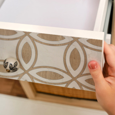 Self-adhesive furniture wrap Geometric patterns