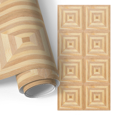 Furniture vinyl wrap Wooden geometry