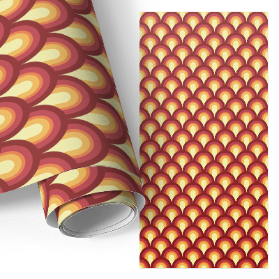 Furniture vinyl wrap Retro pattern