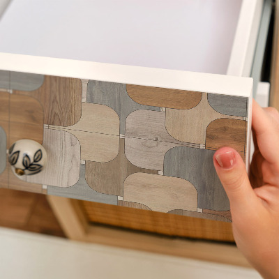 Self-adhesive furniture wrap Wooden patterns