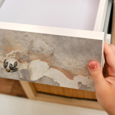 Self-adhesive furniture wrap Marble texture