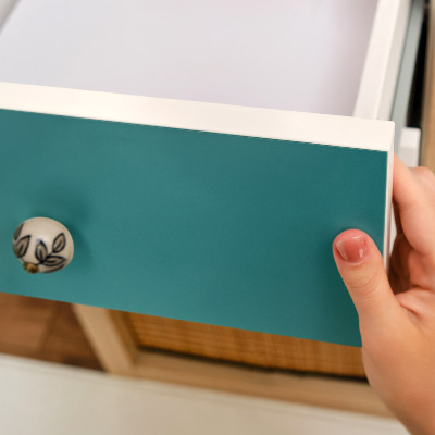 Self-adhesive furniture wrap Cool turquoise