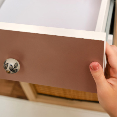 Furniture vinyl wrap Dark orange